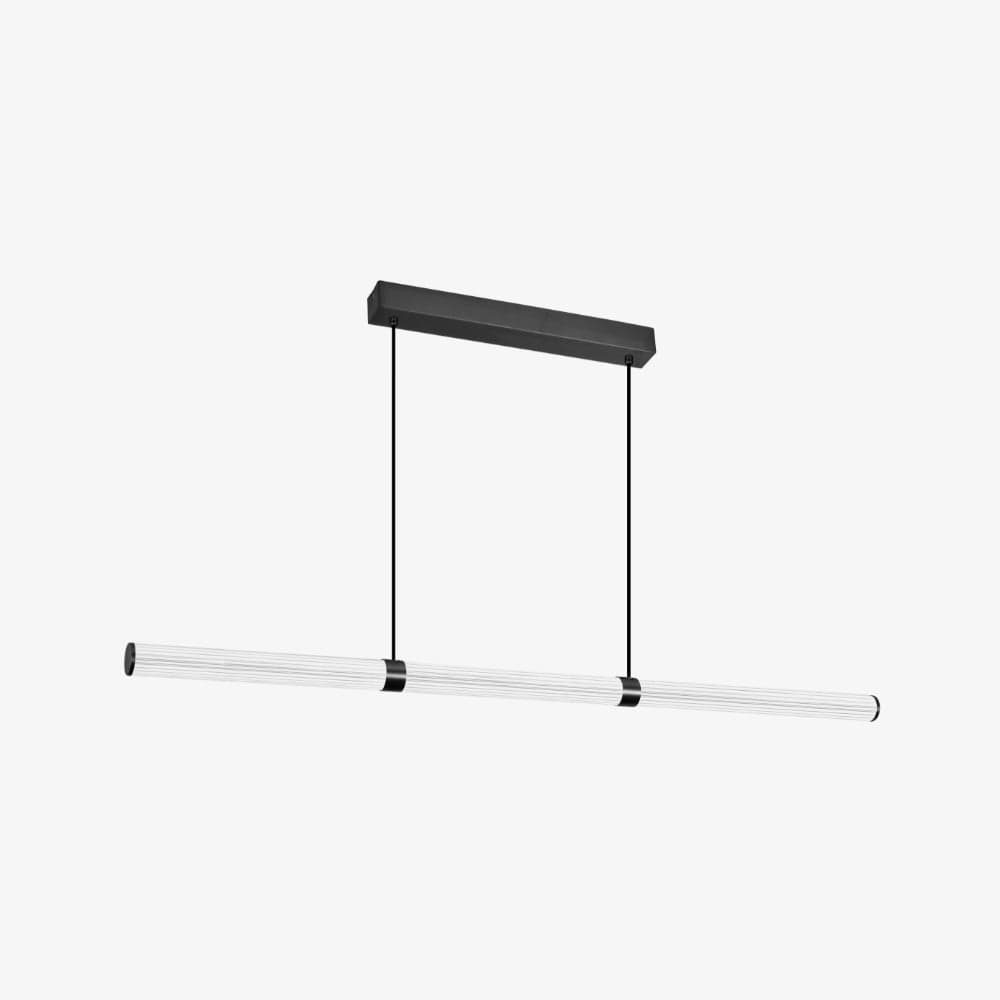 Linear Pendant Charm Modern Fluted Linear Pendant Light