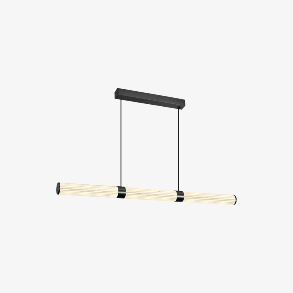 Linear Pendant Charm Modern Fluted Linear Pendant Light