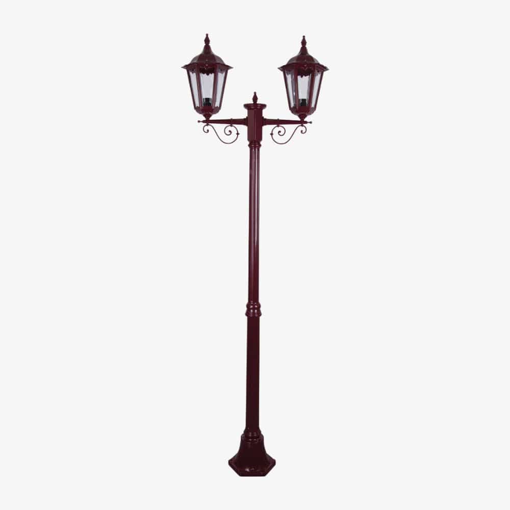 Post Lights Chester Twin Head Medium Post Light