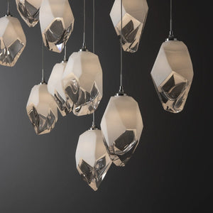 Linear Pendant Chrysalis 10 Light Large Crystal Linear Pendant