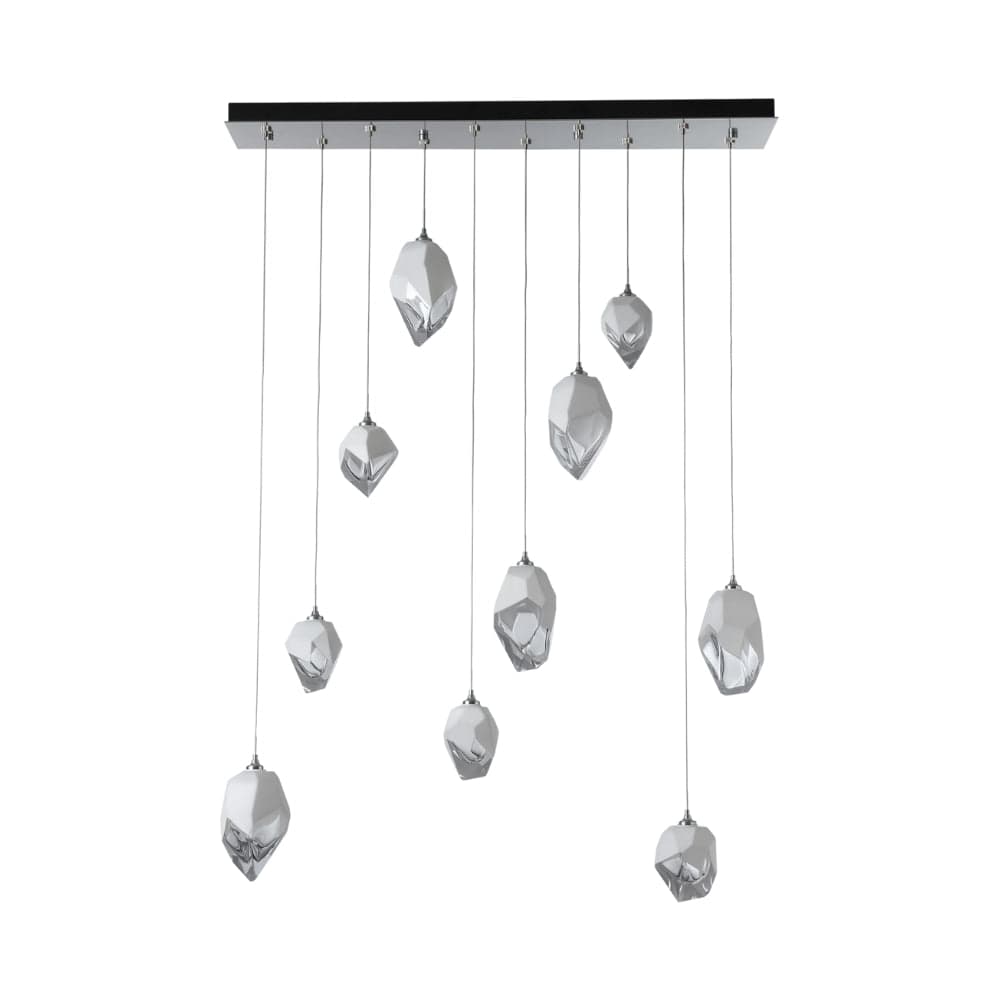 Linear Pendant Chrysalis 10 Light Mixed Crystal Linear Pendant