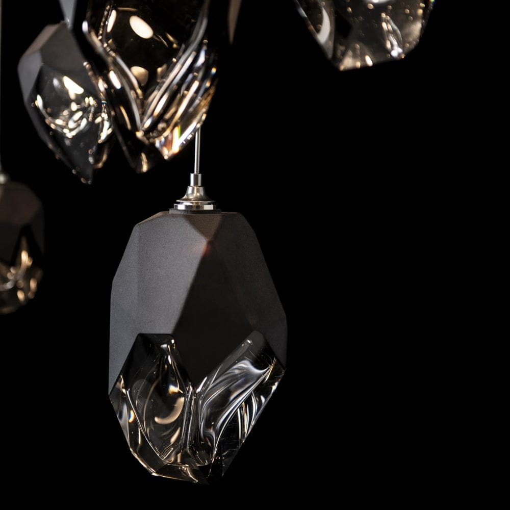 Linear Pendant Chrysalis 10 Light Mixed Crystal Linear Pendant