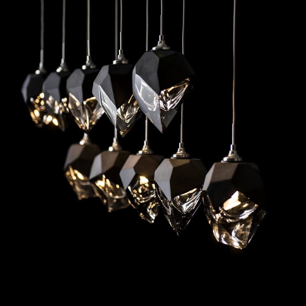 Linear Pendant Chrysalis 10 Light Small Crystal Linear Pendant
