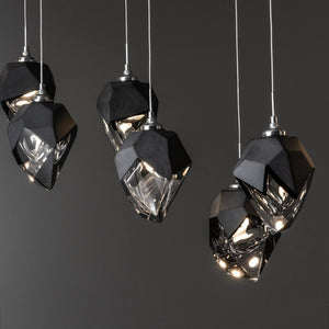 Linear Pendant Chrysalis 10 Light Small Crystal Linear Pendant