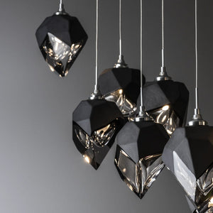 Linear Pendant Chrysalis 10 Light Small Crystal Linear Pendant