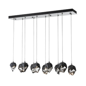 Linear Pendant Chrysalis 10 Light Small Crystal Linear Pendant