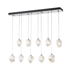 Linear Pendant Chrysalis 10 Light Small Crystal Linear Pendant
