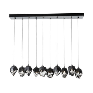 Linear Pendant Chrysalis 10 Light Small Crystal Linear Pendant