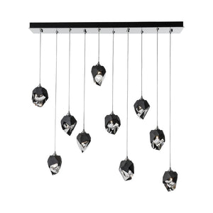 Linear Pendant Chrysalis 10 Light Small Crystal Linear Pendant