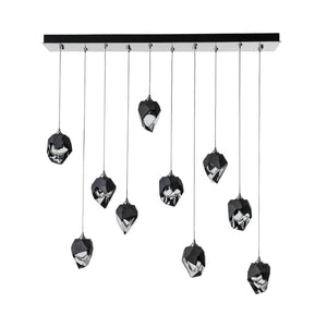 Linear Pendant Chrysalis 10 Light Small Crystal Linear Pendant