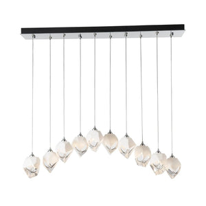 Linear Pendant Chrysalis 10 Light Small Crystal Linear Pendant