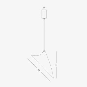 Interior Pendant Chrysalis  Asymmetric Pendant