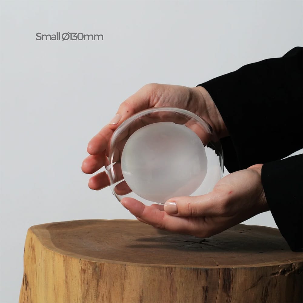Interior Wall Light / Sconce Cielo Hand Blown Double Glass Orb Wall Light