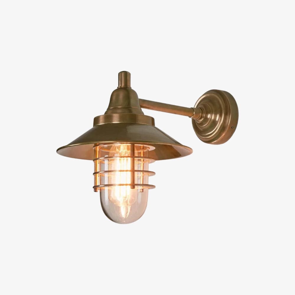 Interior Wall Light / Sconce Clark Wall Light Antique Brass - CLEARANCE (Excess Stock)