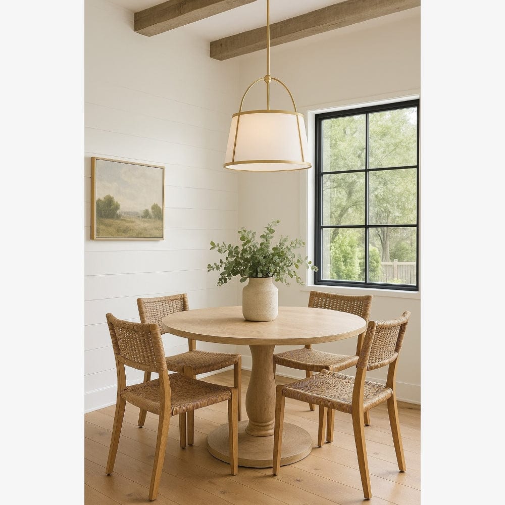 Interior Pendant Clarke Medium Drum Pendant - Fabric Shade