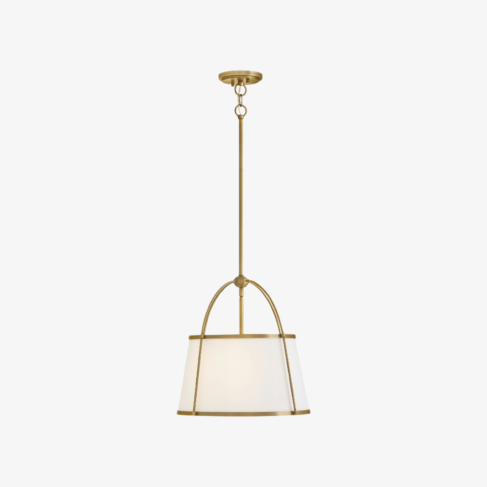 Interior Pendant Clarke Medium Drum Pendant - Fabric Shade