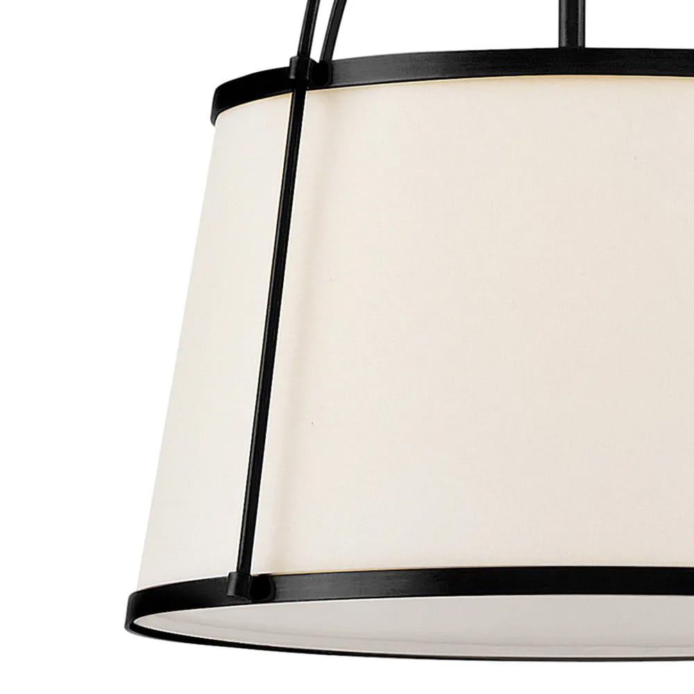 Interior Pendant Clarke Medium Drum Pendant - Fabric Shade