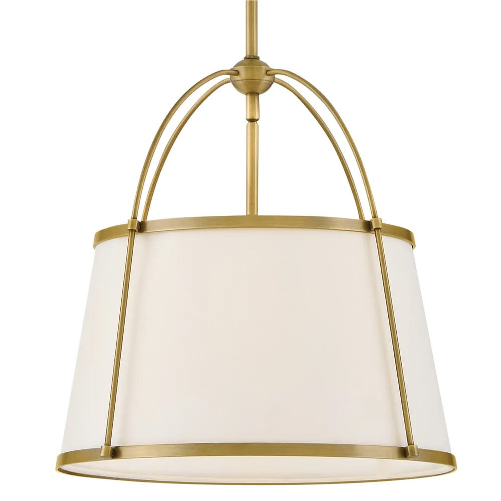 Interior Pendant Clarke Medium Drum Pendant - Fabric Shade
