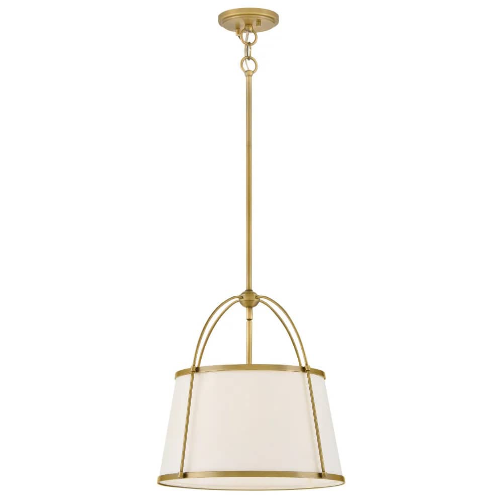 Interior Pendant Clarke Medium Drum Pendant - Fabric Shade