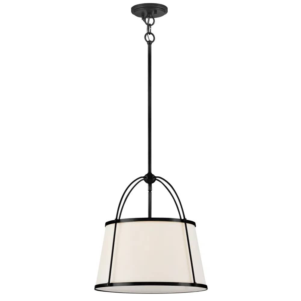 Interior Pendant Clarke Medium Drum Pendant - Fabric Shade