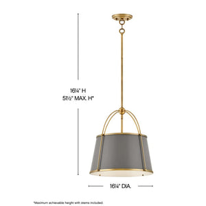 Interior Pendant Clarke Medium Drum Pendant