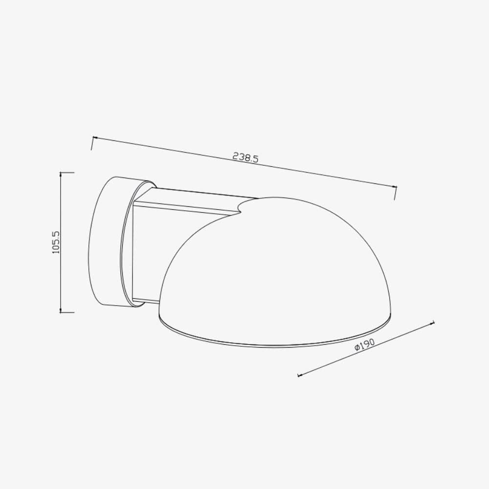 Exterior Wall Light Clarso Wall Light