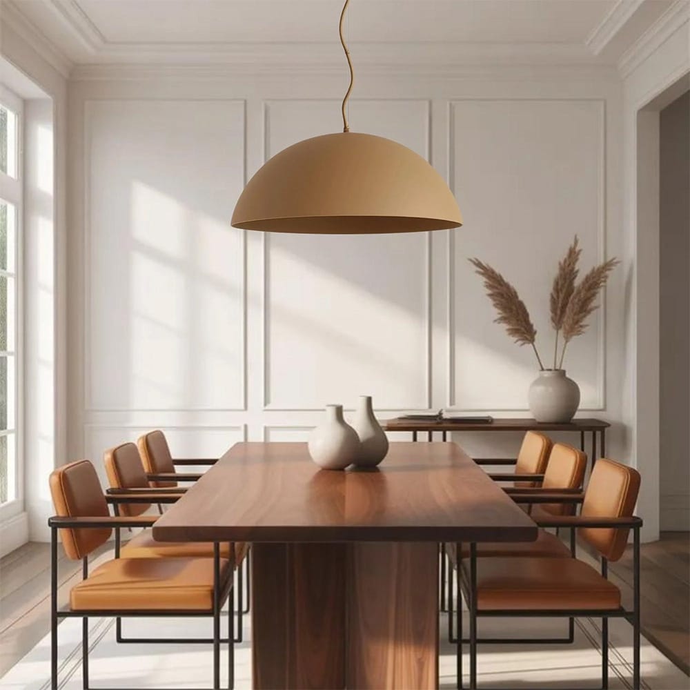 Interior Pendant Clay Dome Plaster Pendant Light
