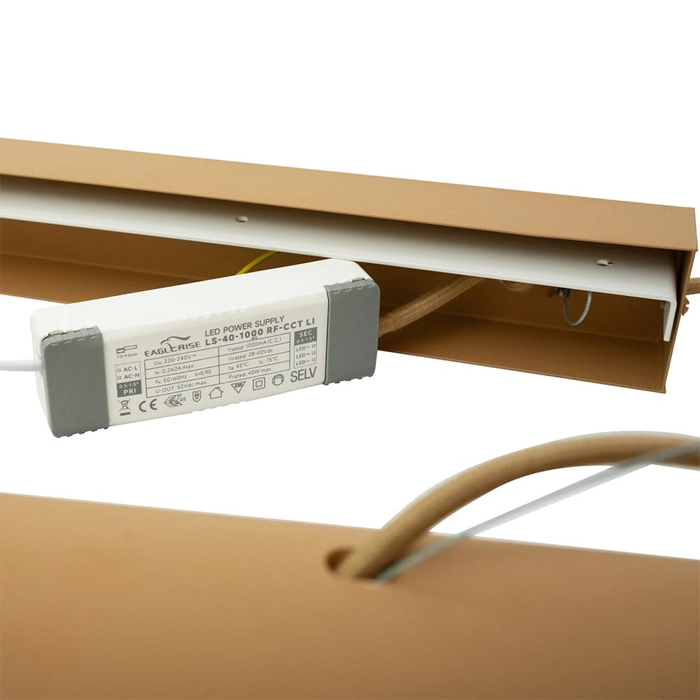 Linear Pendant Clay Linear Plaster Pendant Light