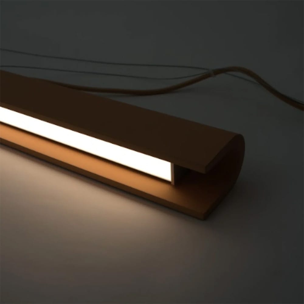 Linear Pendant Clay Linear Plaster Pendant Light