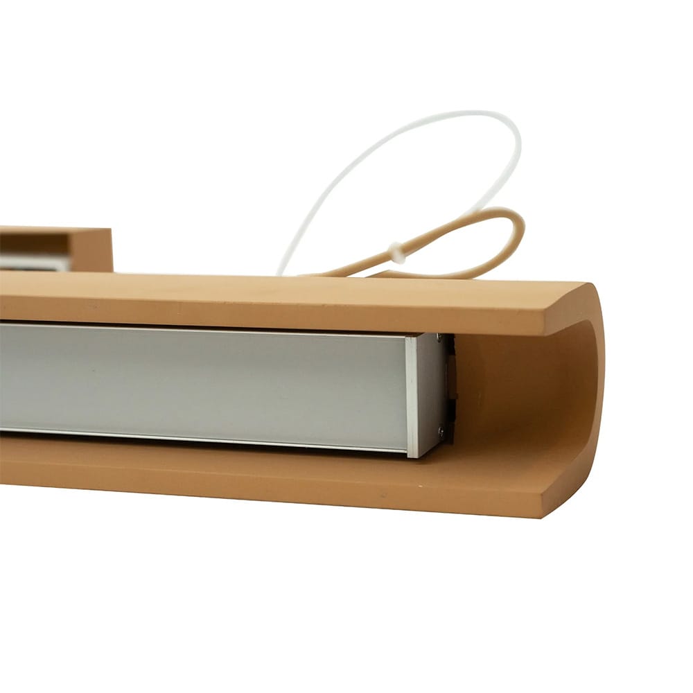 Linear Pendant Clay Linear Plaster Pendant Light