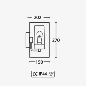 Exterior Wall Light Clontarf Wall Light