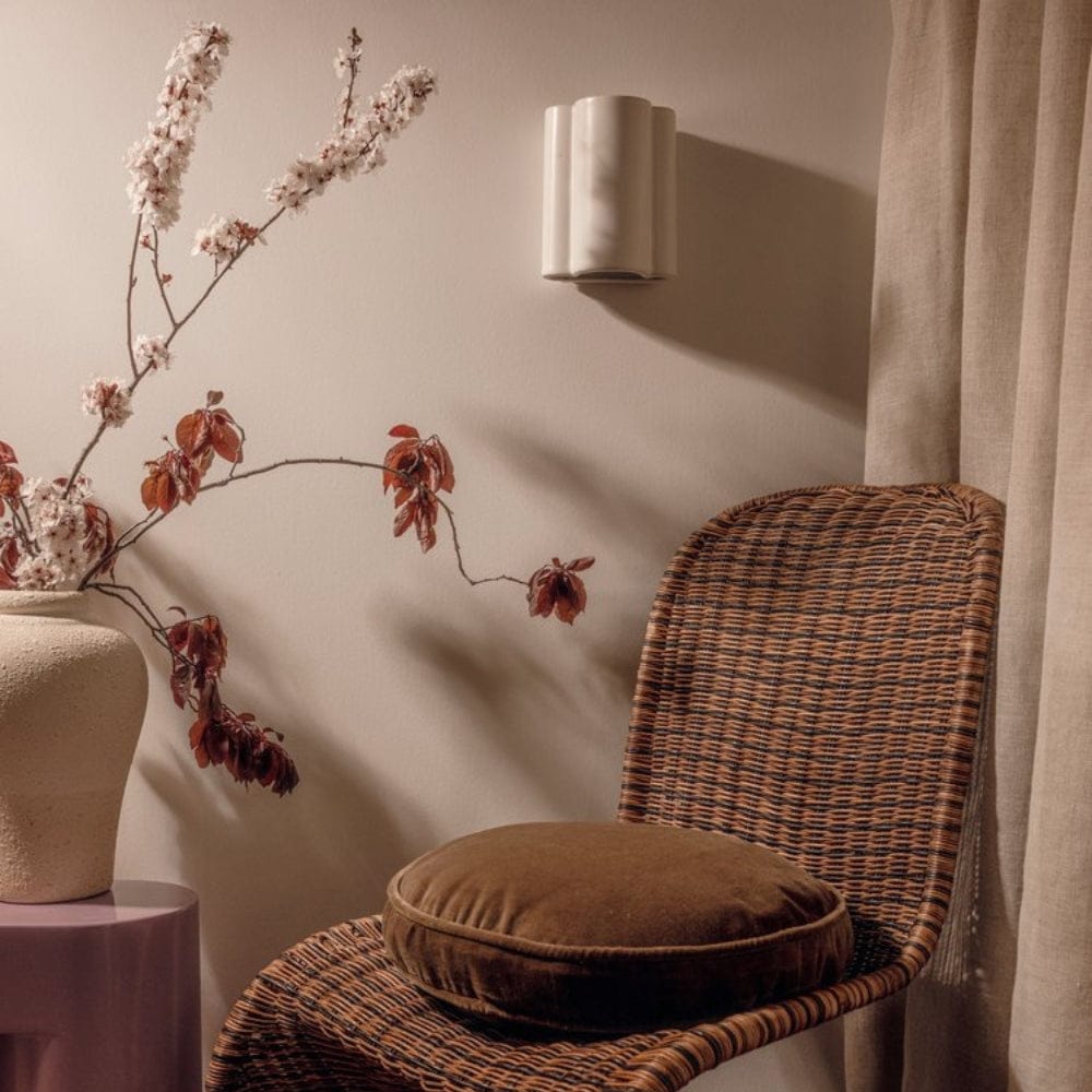 Exterior Wall Light Cloud Exterior Wall Light in Eggshell White