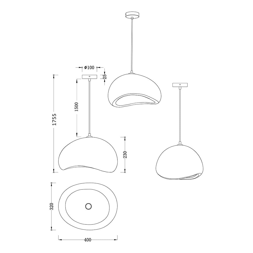 Interior Pendant Cloud Silk Pendant Light