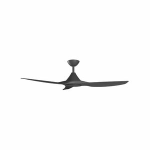 Without Light ClouldFan Smart DC Ceiling Fan Black - No Light