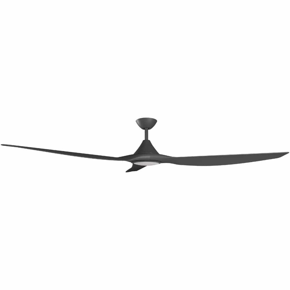 With Light ClouldFan Smart DC Ceiling Fan Black - With Light