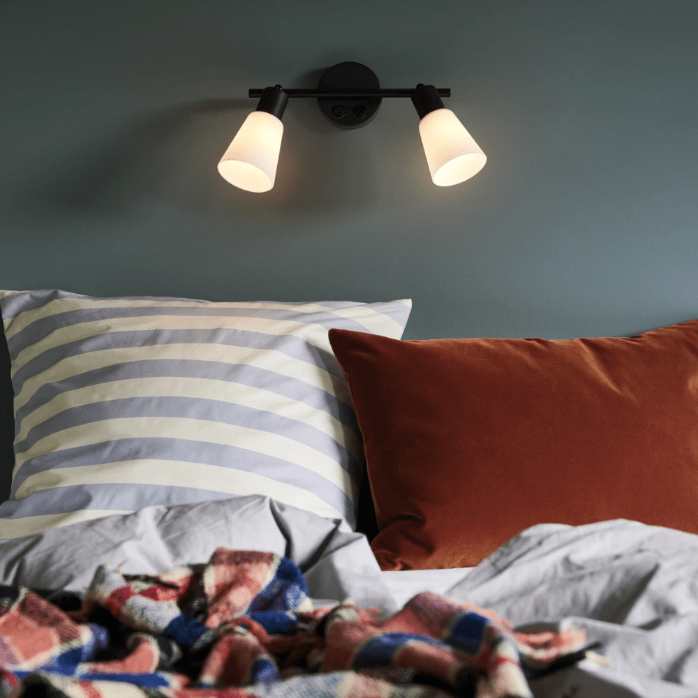 Bedside Wall Lights Cole 2L Wall Light