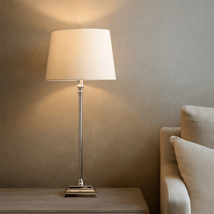 Table Lamps Collin Table Lamp Shiny Nickel - Base Only