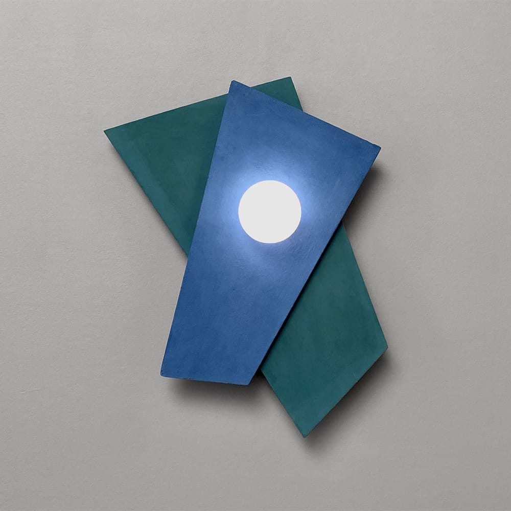 Interior Wall Light / Sconce Color Block Polygon Wall Light