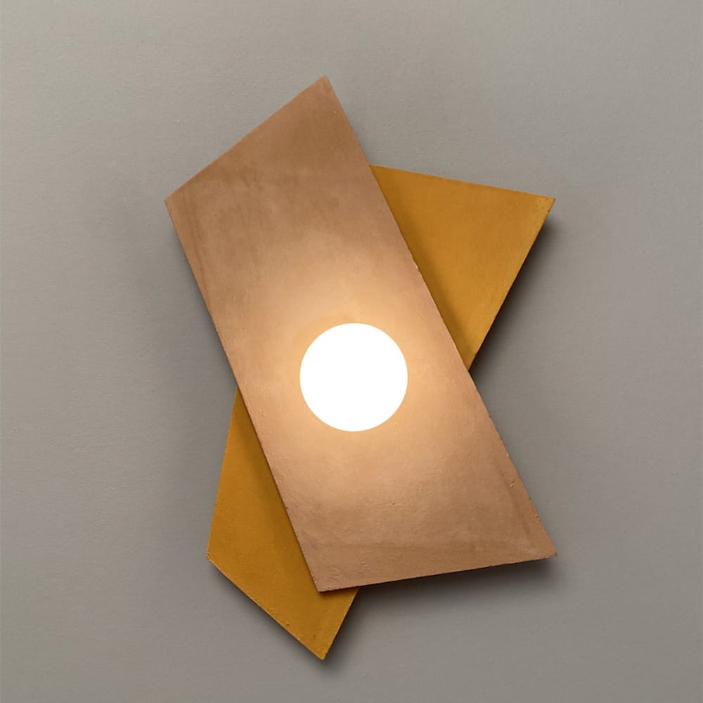 Interior Wall Light / Sconce Color Block Polygon Wall Light