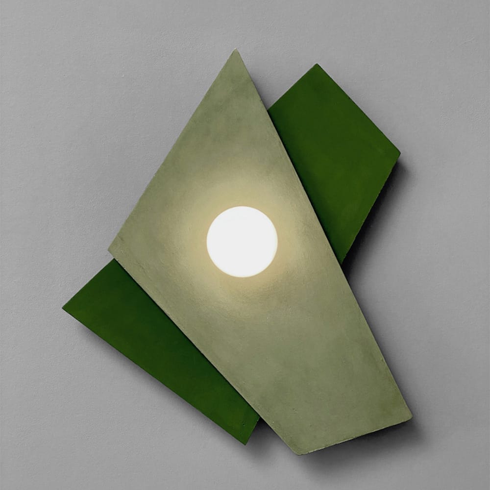 Interior Wall Light / Sconce Color Block Polygon Wall Light
