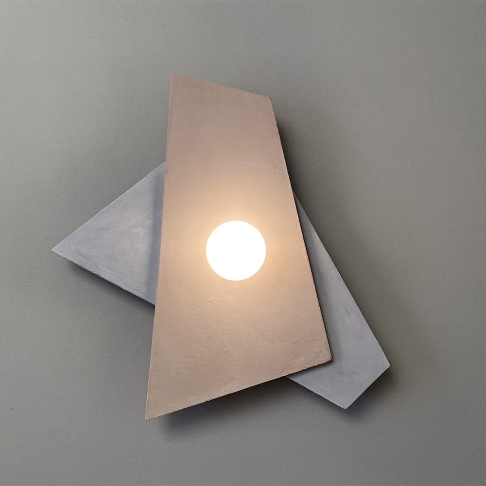 Interior Wall Light / Sconce Color Block Polygon Wall Light
