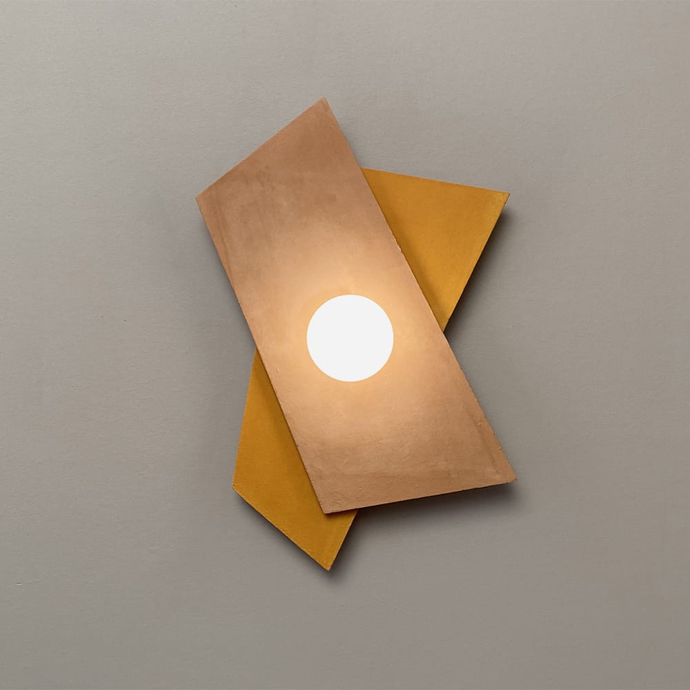 Interior Wall Light / Sconce Color Block Polygon Wall Light