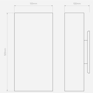 Interior Wall Light / Sconce Comino 155 Wall Light