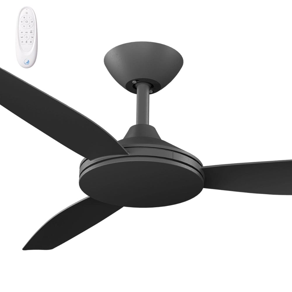 Without Light Condor DC Ceiling Fan Black - No Light