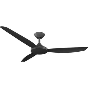 Without Light Condor DC Ceiling Fan Black - No Light
