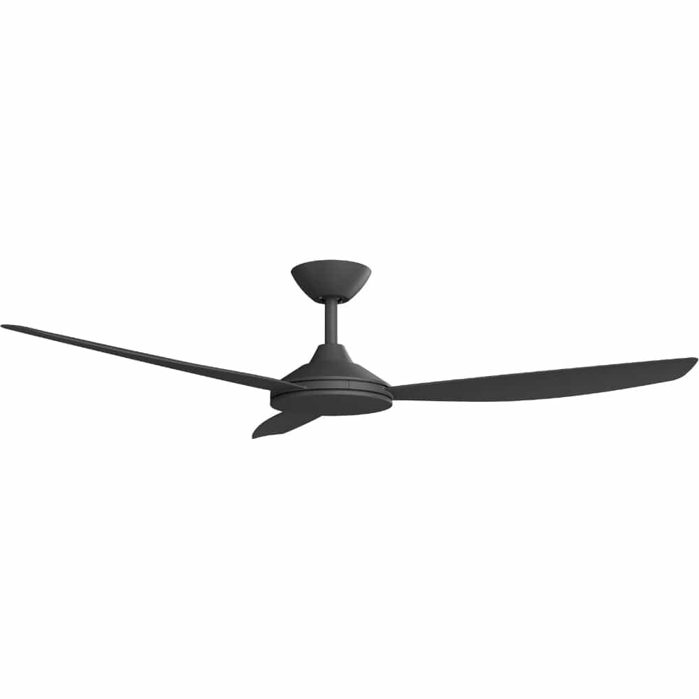 Without Light Condor DC Ceiling Fan Black - No Light
