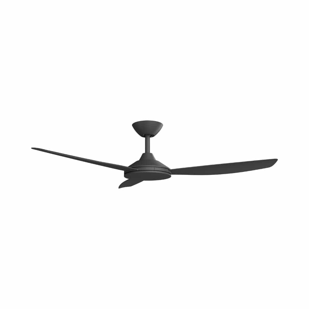 Without Light Condor DC Ceiling Fan Black - No Light