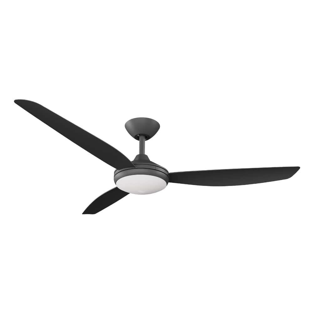 With Light Condor DC Ceiling Fan Black - With Light