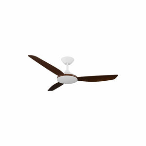 Without Light Condor DC Ceiling Fan White with Koa Blades - No Light