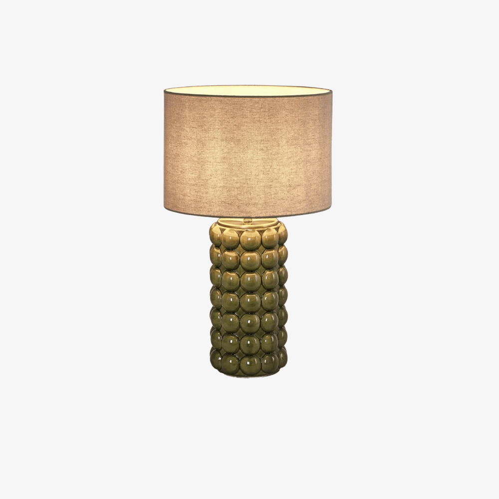 Table Lamps CONDOTTI GREEN TABLE LAMP & SHADE